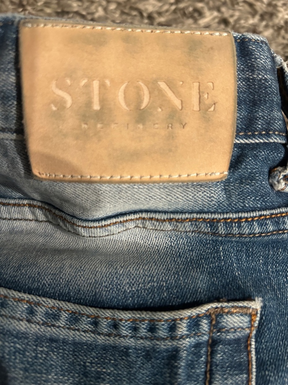 Stone & Co. Men's Slim Light Blue Denim Jeans